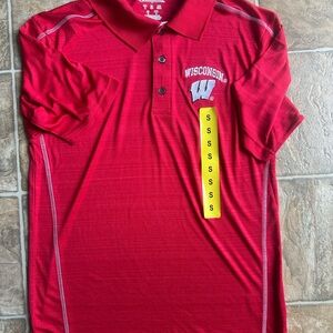 Wisconsin Red Polo Shirt